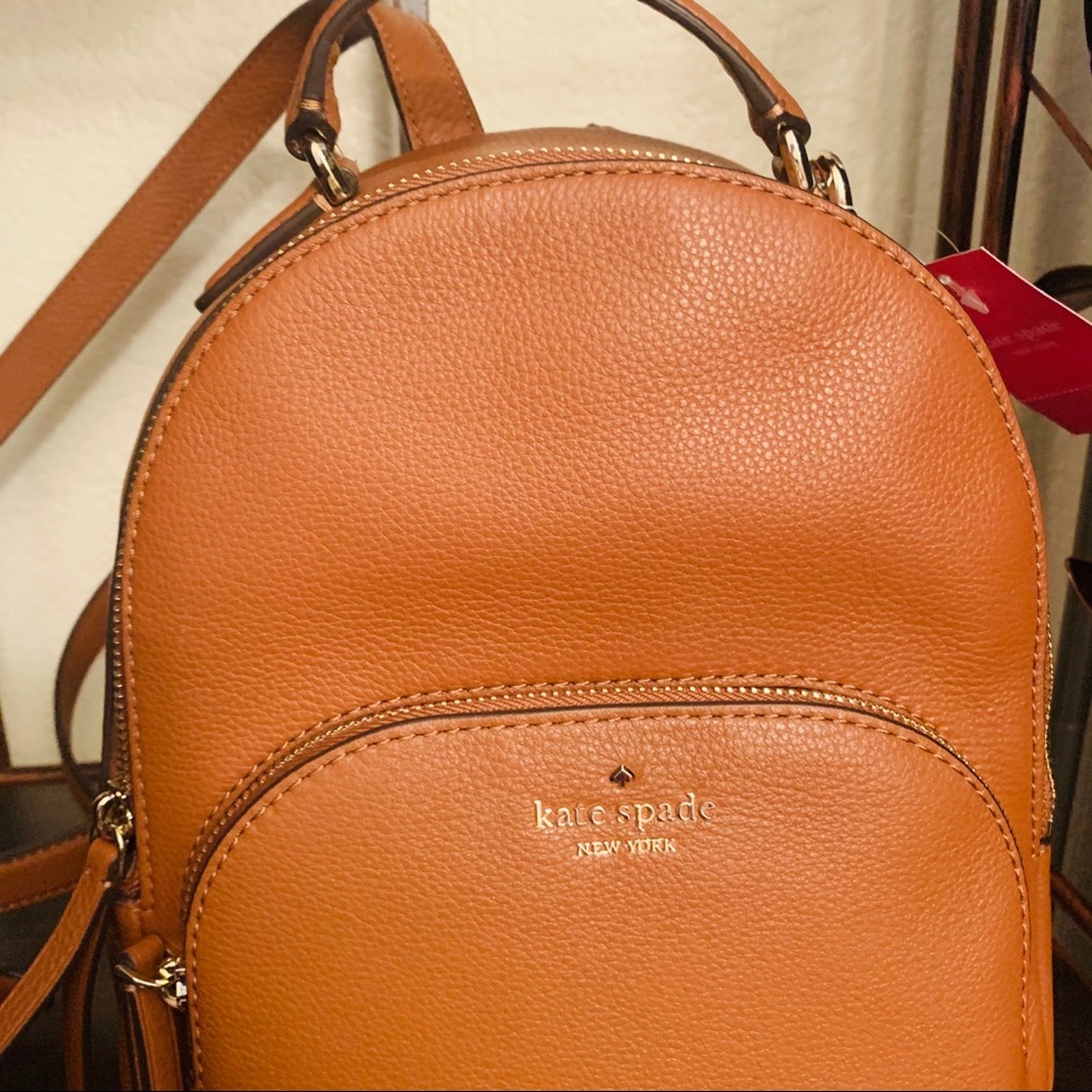 Kate spade medium Jackson backpack ginger leather - Picture 7 of 7